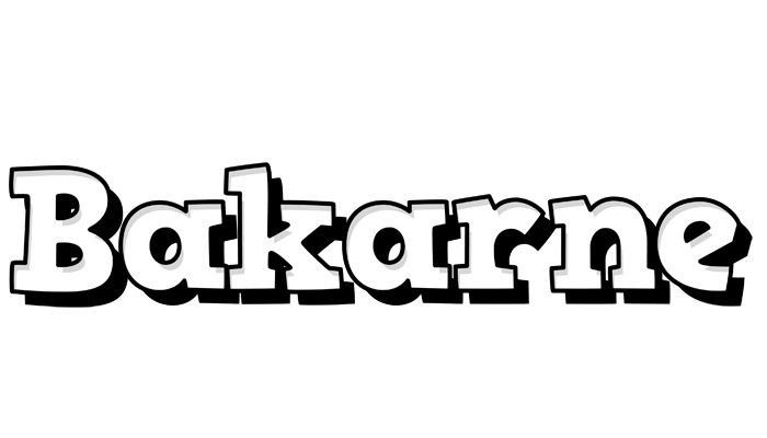 Bakarne snowing logo