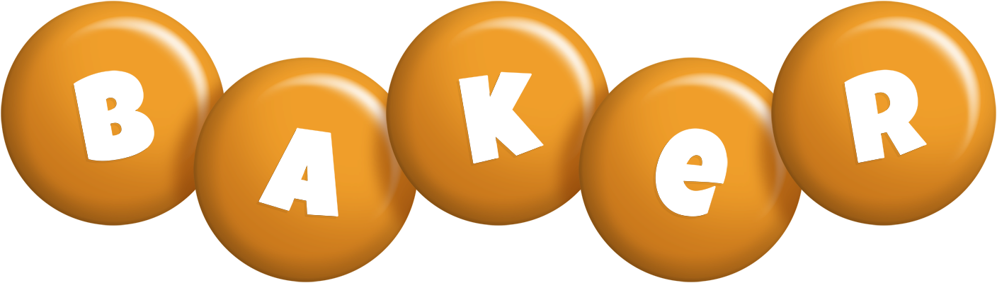 Baker candy-orange logo