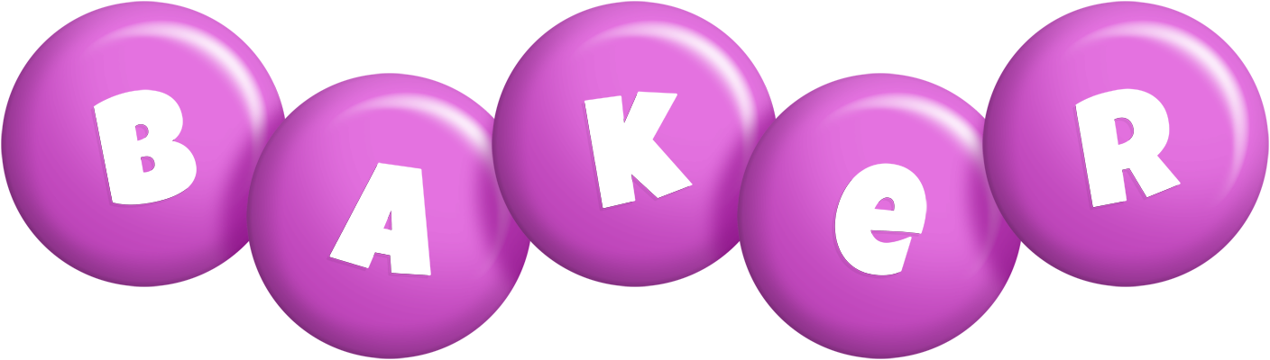 Baker candy-purple logo