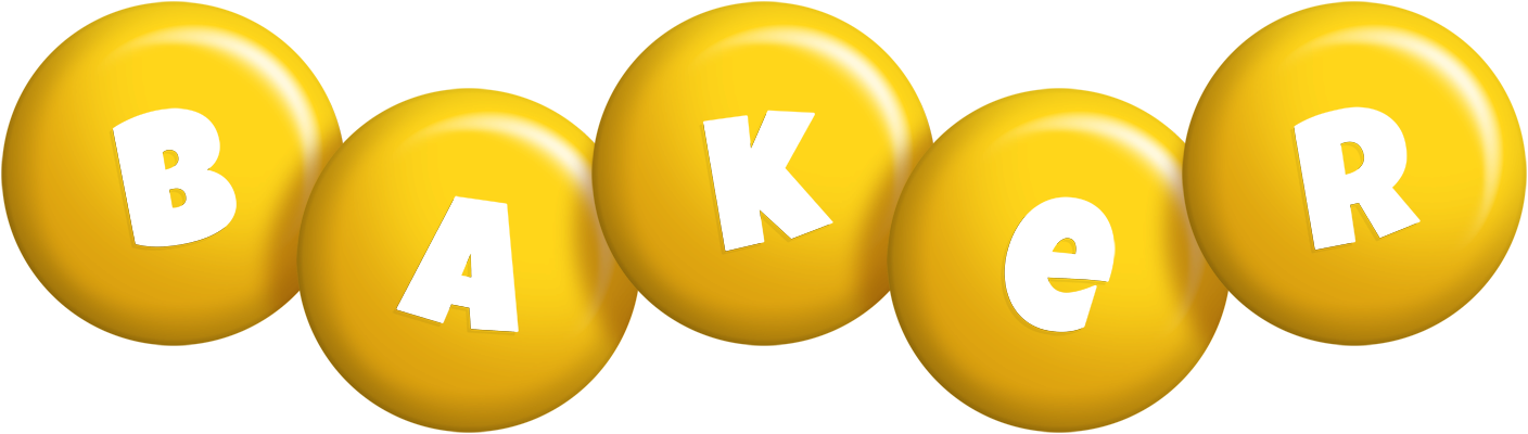 Baker candy-yellow logo