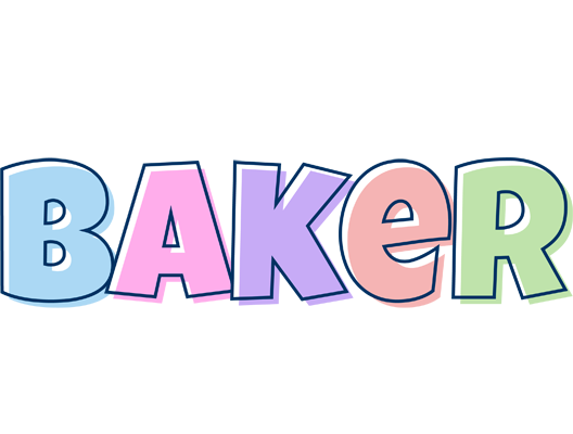 Baker pastel logo