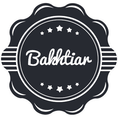 Bakhtiar badge logo