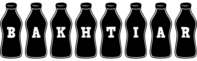 Bakhtiar bottle logo