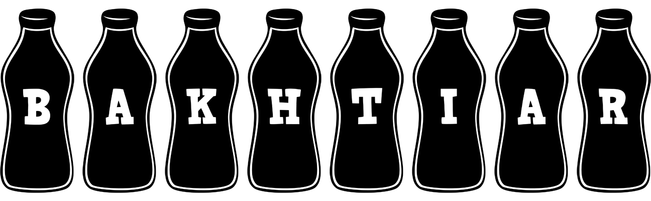 Bakhtiar bottle logo