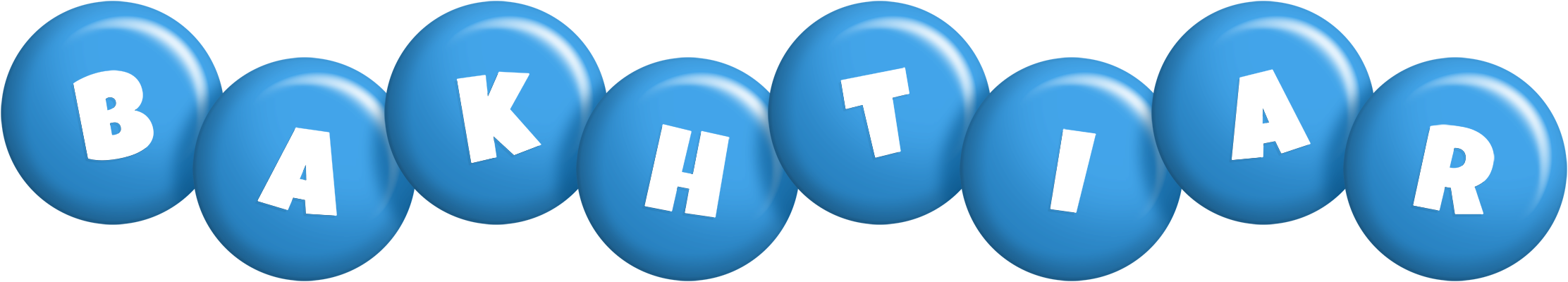 Bakhtiar candy-blue logo
