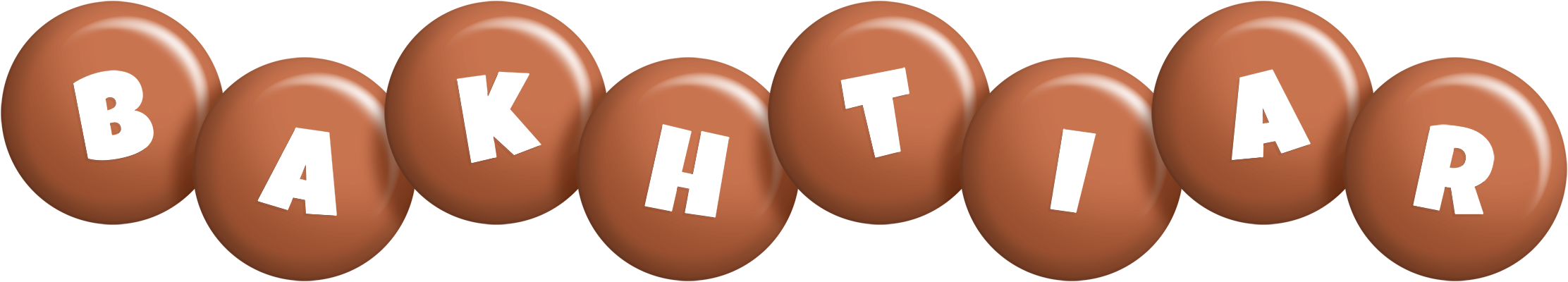 Bakhtiar candy-brown logo