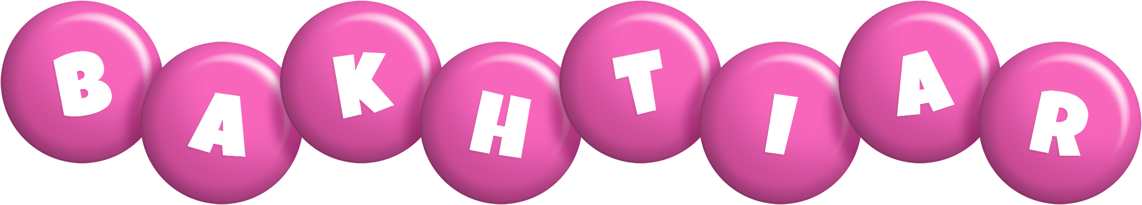 Bakhtiar candy-pink logo