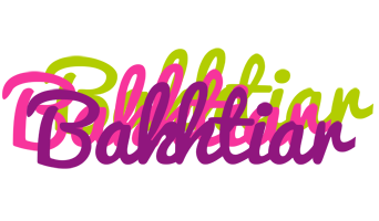 Bakhtiar flowers logo