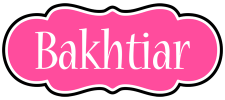 Bakhtiar invitation logo