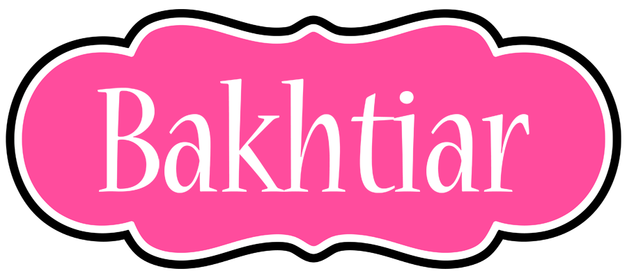 Bakhtiar invitation logo