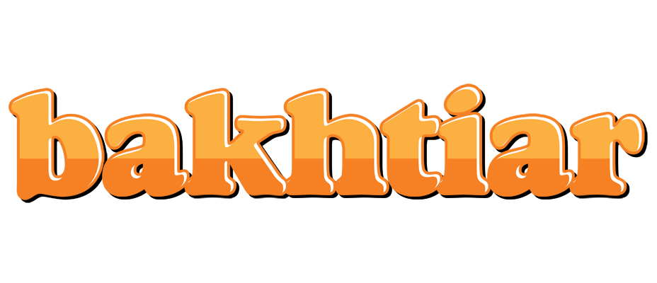 Bakhtiar orange logo