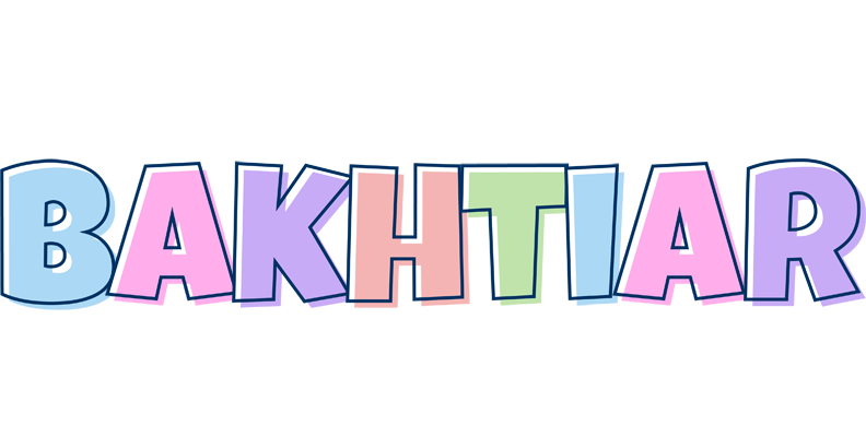 Bakhtiar pastel logo