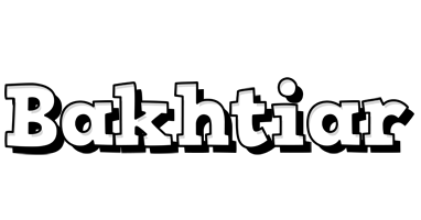 Bakhtiar snowing logo