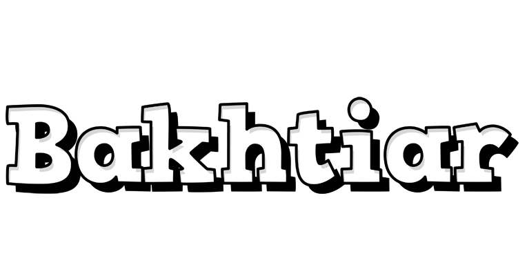 Bakhtiar snowing logo