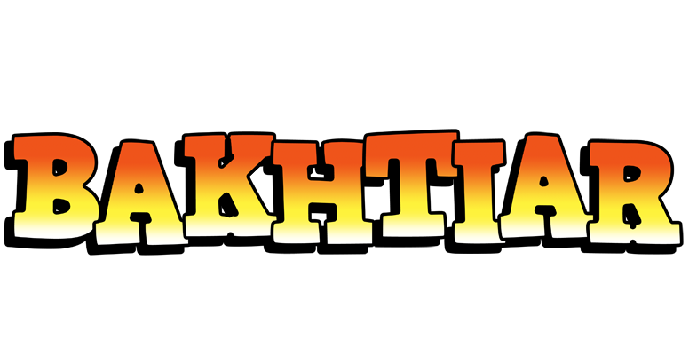 Bakhtiar sunset logo