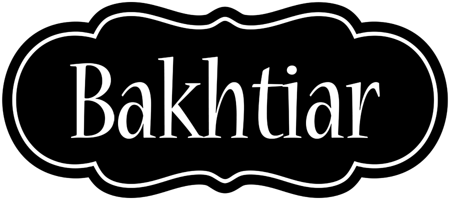 Bakhtiar welcome logo