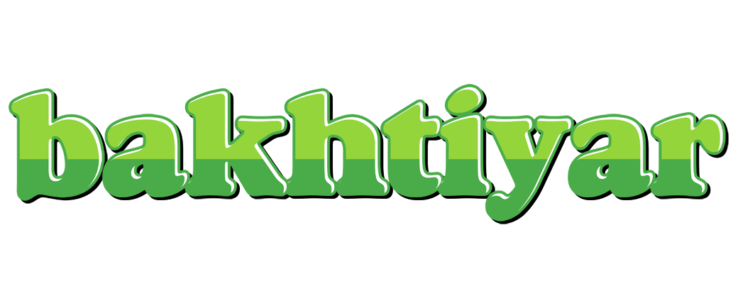 Bakhtiyar apple logo