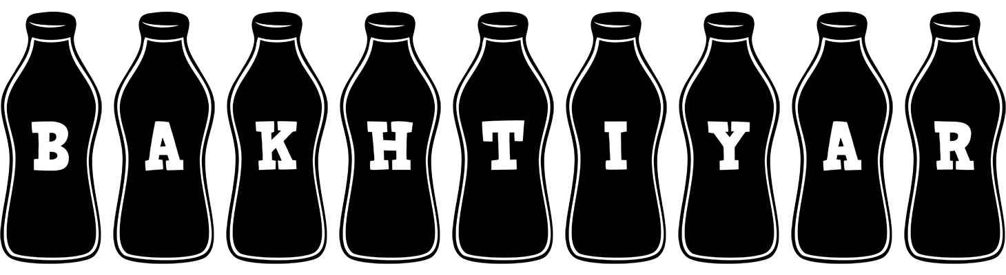 Bakhtiyar bottle logo