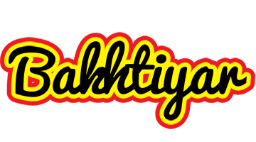 Bakhtiyar flaming logo