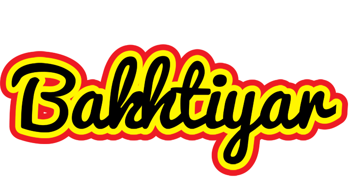 Bakhtiyar flaming logo