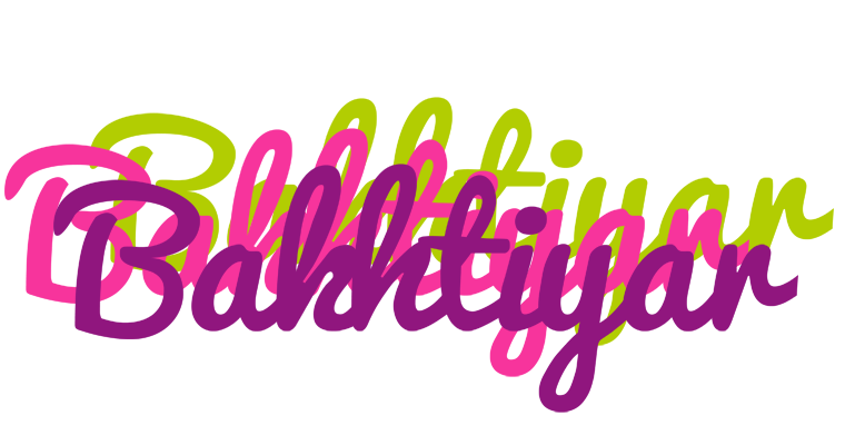 Bakhtiyar flowers logo