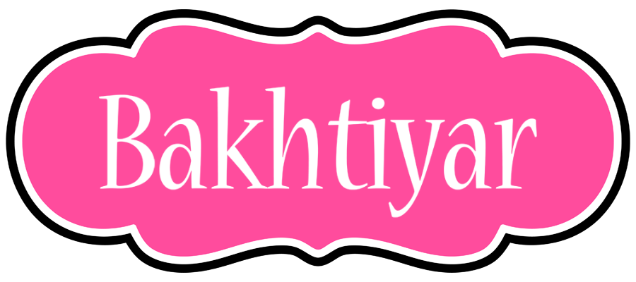 Bakhtiyar invitation logo