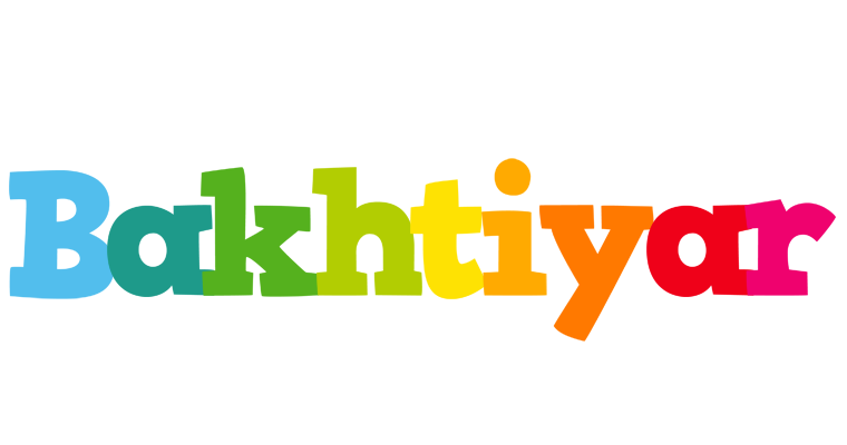 Bakhtiyar rainbows logo