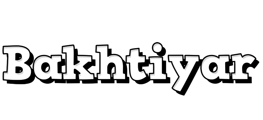 Bakhtiyar snowing logo