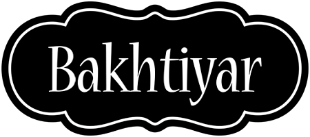 Bakhtiyar welcome logo