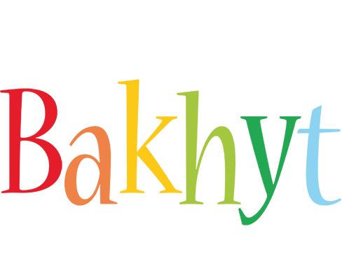 Bakhyt birthday logo