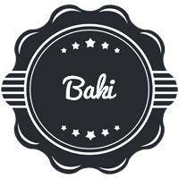 Baki badge logo