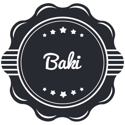 Baki badge logo