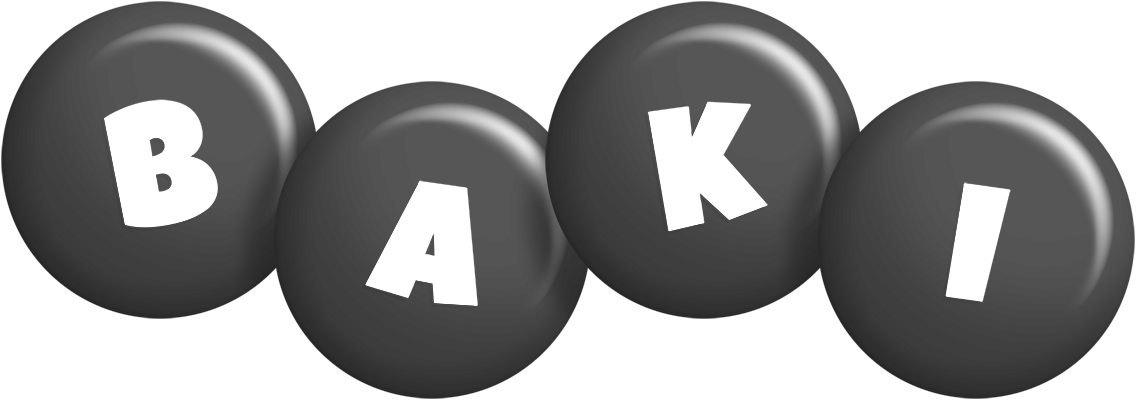 Baki candy-black logo