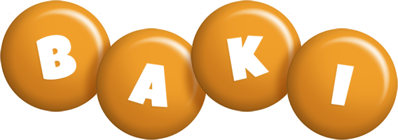 Baki candy-orange logo