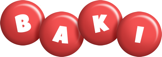 Baki candy-red logo