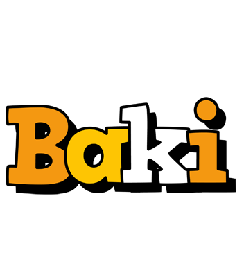 Baki cartoon logo
