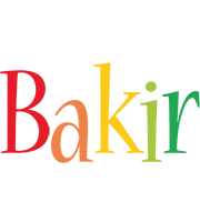 Bakir birthday logo