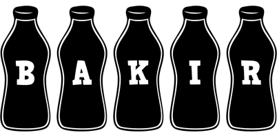 Bakir bottle logo