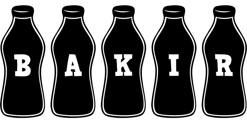 Bakir bottle logo