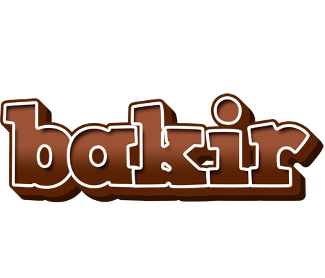 Bakir brownie logo
