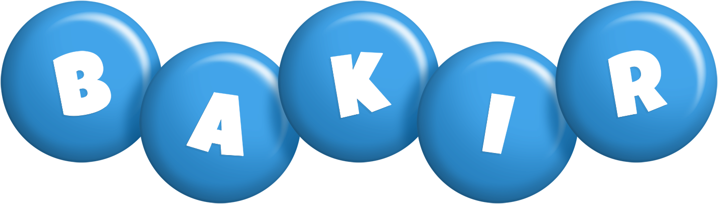 Bakir candy-blue logo