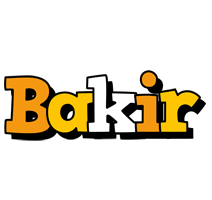 Bakir cartoon logo