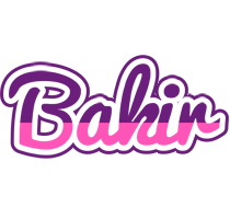 Bakir cheerful logo