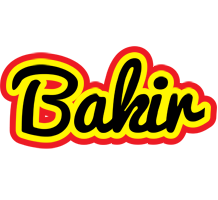 Bakir flaming logo