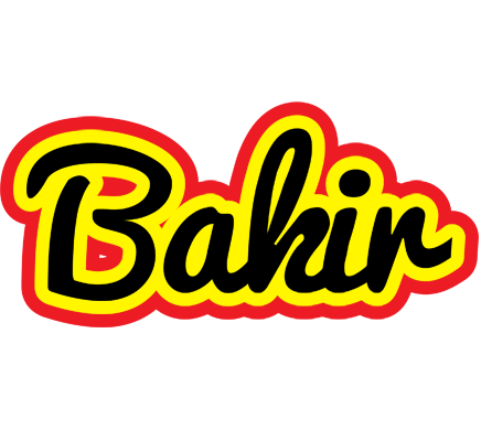 Bakir flaming logo