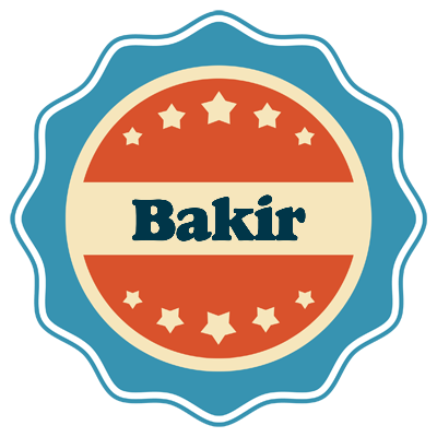 Bakir labels logo