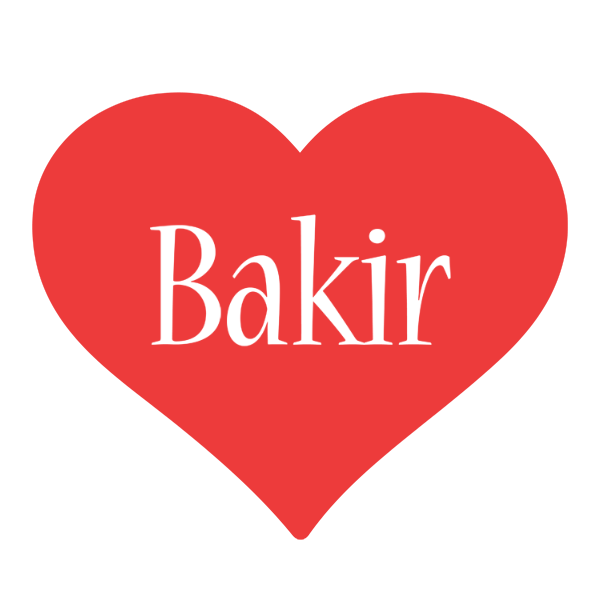 Bakir love logo