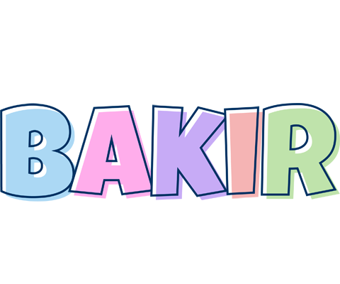 Bakir pastel logo