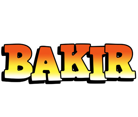 Bakir sunset logo