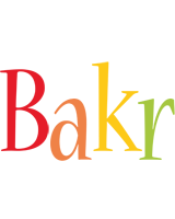 Bakr birthday logo